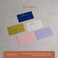 Kern Paper Hangtag - A Gift Just for You | Gift Tag Hang Tag Gift