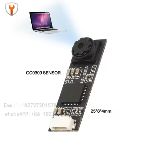 Low light environment GC0309 GC0308 GC0310 OV7725 0.3MP high definition camera module 1/9 inch LED V