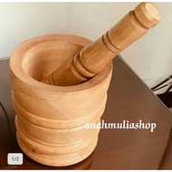 Wooden Mortar and Pestle Multipurpose Wooden Mortar and Pestle