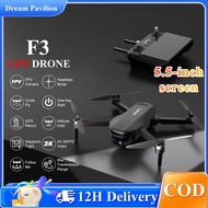 2026 F3 GPS Drone With 5.5 inches Screen 4K UHD Resolution Brushless Motor Automatic Return