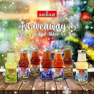 Akbar Premium Ceylon Ice Tea in refreshing Spring Water with Fruit Flavors (Peach/Lemon) (12 bottles