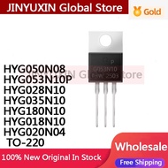 5Pcs HYG050N08 G050N08 HYG053N10P G053N10P HYG028N10 HYG035N10 HYG180N10 HYG018N10 HYG020N04 TO-220 