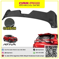 Perodua Ativa 2021 2022 Gear UP OEM ABS Rear Spoiler Ducktail Wing Carbon Look