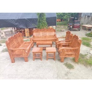 wooden sala set,pure narra