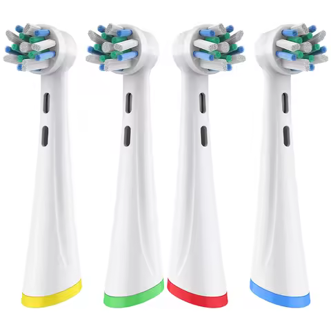 iO Replacement Brush Head Compatible with Oral B IO 2 3 4 5 6 7 8 9 10 Electric Toothbrush, Cross Cl