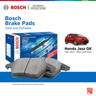Bosch Front Brake Pads for Honda Jazz GK T5A 3rd Gen (2014 - 2021) - 0986AB2544
