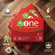 1K One Multipurpose Office Paper | 5 Ream | 216mm x 279mm | 500 Sheets |Letter Size