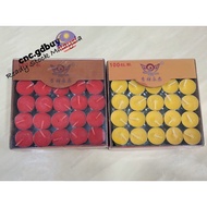Tealight candle 1 hour 100pcs/box 天然植物酥油灯/蜡烛 1 小时100粒盒装