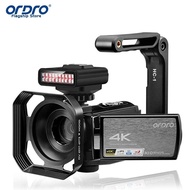 Camcorders Video Camera 4K Professional for Blogger Ordro AE8 IR Night Vision WiFi Filmadora Full HD