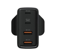 行貨| Verbatim 威寶 4 Port 100W PD3.0 &amp; QC3.0 GaN USB快速充電器 黑色 66545