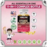 Vitamin B Complex 11 dalam 1 1000mg 120 Softgel Tenaga Otak & Jantung