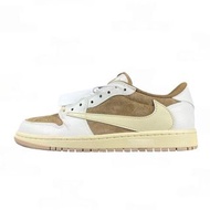 NIKE Travis Scott x Air Jordan AJ1 Low OG SP TS聯名軍綠倒鉤波鞋