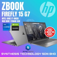HP ZBOOK FIREFLY 15 G7 INTEL I7-10GEN NVIDIA QUADRO P520 32GB RAM + 512GB SSD REFURBISHED LAPTOP NOT
