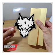 Fox sticker, ruba sticker cutting sticker, embossed texture sticker