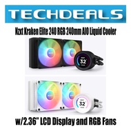 Nzxt Kraken Elite RGB AIO Liquid Cooler w/2.36” LCD Display and RGB Fans -240mm | 280mm