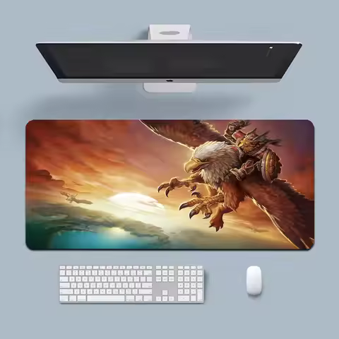 1pc, Modern Classic World of WoW W-ArcaeftS Pattern Mouse Pad, Cool Mechanical Keyboard Mat, 30x60cm
