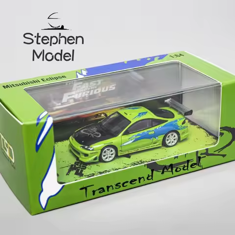 Transcend model 1:64 Mitsubishi Eclipse Fast and Furious Diecast Car model Limited