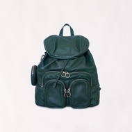 Enzo 輕軟真皮寬版肩帶後背包