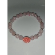 Rose Quartz and Queen Coach DIY Bracelet