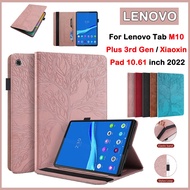 For Lenovo Tab M10 Plus (3rd Gen) 10.61'' 2022 TB125FU High Quality PU Leather Case 3D Tree Style Wallet Stand Flip Lenovo Xiaoxin Pad 10.61'' TB125FU TB128FU / XU / XC Tablet case