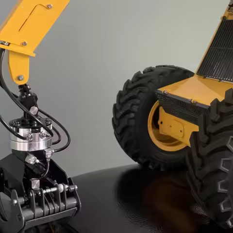 Pre Order LESU AOUE 225A 1/14 RC Hydraulic Logger Crank 3 Wheel Boom Timber Logging Equipment RC Loa