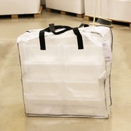 IKEA IKEA Dimpa Storage Bag Transparent Moisture-Proof Bag Woven Bag with Zipper Moving Bag