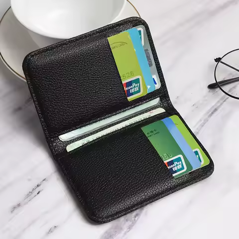 Men's Card Case Ultra-thin and Compact Suitable for Storing Bank ID Cards Public Transportation Card