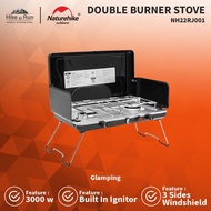 KOMPOR DUA TUNGKU NATUREHIKE NH22RJ001 FOLDABLE DOUBLE BURNER STOVE - GO TRACKING01