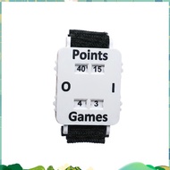 Tennis Score Keeper Wristband Portable Counter 8cm Big Screen Wearable Match Accurate Score Tracking