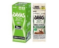 (訂購) 日本製造 明治 SAVAS Soy Protein 100 大豆蛋白粉 可可味 (一盒6包)