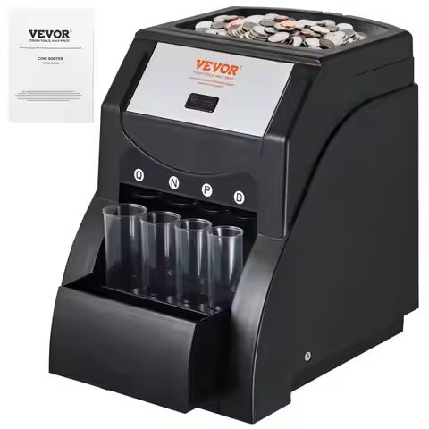 for usd Coin Sorter Machine for 1 5 10 25 Cent Coins Sorts up to 230 Coins per Minute Holds 200 Coin
