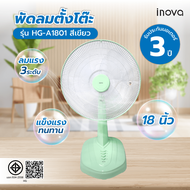 Meymey_Mall INOVA พัดลมตั้งโต๊ะ 18 นิ้ว รุ่นHG-A1801 สีเขียว ถูกจริง