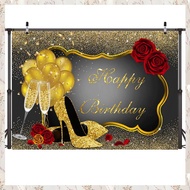 (MDQS) Birthday Photography Backdrops Venue Setup Birthday Background Cloth 210X150Cm Birthday Photo