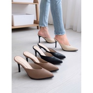 H-0101 Women's Heels Stilleto Mules 9cm