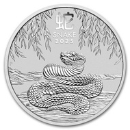 2025 Perth Mint Australia Lunar Snake 1 oz .9999 Silver Coin BU (Series III) 1oz