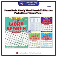 【PME Bookshop】 Edukid: Smart Brain Handy Word Search 126 Puzzles 【Pocket Size 15cm x 11cm】 with Solu