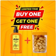[KING GINGER  SHAMPOO 500ML BUY1FREE1 ] Pelebat Shampu Halia Ginger Treatment Scalp Rambut Gugur Los