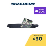Skechers Women Cali Side Lines 2.0 Slides - 897923-BKMT