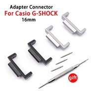2pcs Watch Band Adapter Connector 16mm for Casio G-SHOCK DW-5600 GA-2100 Watch Strap Converter Repla