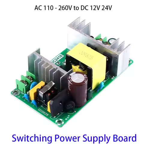 AC 110V 220V 230V to DC 12V 24V Switching Power Supply Board 12V 24V Step-down Transformer Bare Boar