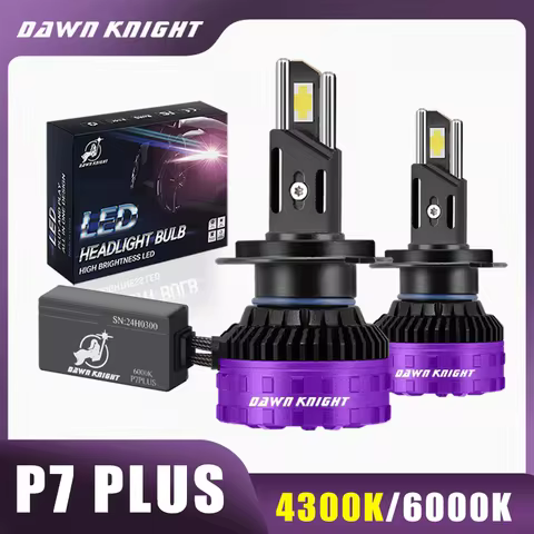 DAWN KNIGHT H11 H7 H4 Led Headlight Bulbs P7 PLUS 140W Powerful 6000K 4300K LED HB3 HB4 Led Lamps 12