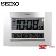 SEIKO  Clock  DIGITAL นาฬิกาปลุก ดิจิตอล ตั้งโต๊ะหรือแขวนผนัง รุ่น QHL088W (สีขาว)
