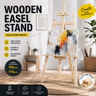 A Frame Floor Easel, 150/175cm Art Easels Wooden Tripod Stand for Craft Painting Drawing Wedding Dis