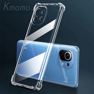 Transparent Shockproof Xiaomi Mi 11 Lite 11T Pro 10T Note 10 Lite Transparent Shockproof TPU Back Clear Cover jelly Case Cases Covers