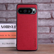 Ốp Lưng Điện Thoại Di Động Họa Tiết Vải Đơn Giản Cho Google Pixel 9 pro Google 9 XL Pixel 8A Vỏ Bảo