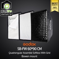 Godox Softbox SB-FW 60*90 cm. Quad Assemble Softbox With Grid ( Bowen Mount ) / Digilife