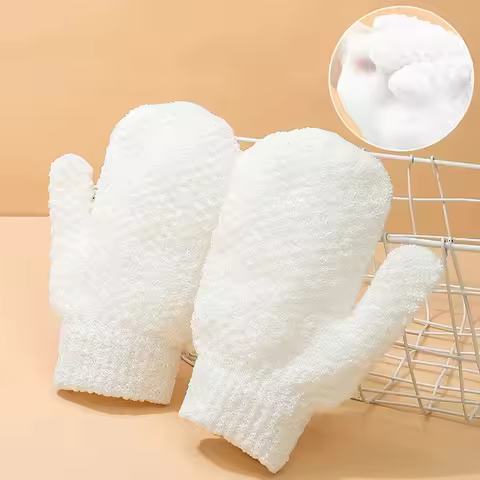 Elevate Your Bath Routine: Exfoliating & Cleansing Bath Gloves for Skin Renewal - Massage, Scrub & R