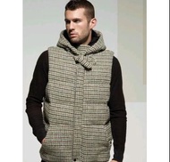 稀有絕版 歐洲購入18000 Adidas David Beckham 聯名款 羊毛 羽絨背心外套 男 s碼