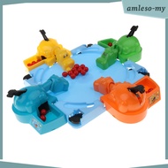 [AmlesoMY] Desktop Hungry Hippo Game Game Toy (With English Manual) For Kids Children