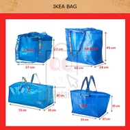 IKEA Frakta recycleable goodies bag Carrier bag Trunk for trolley Laundy blue bag recycle beg biru